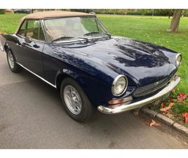 FIAT 124 SPIDER 1972 FIAT 124 BS SPIDER