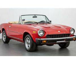 1981 FIAT 124 SPORT SPIDER 2000 A VENDRE