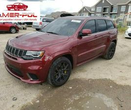 JEEP GRAND CHEROKEE TRACKHAWK, 2018, 6.2L, 4X4, PORYSOWANY WARSZAWA