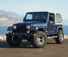 JEEP TJ 2000 JEEP TJ SPORT 4.0L MANUAL W/AIR COND. LOW ORIG KMS