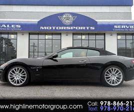 MASERATI GRANTURISMO USED 2011 MASERATI GRANTURISMO CONVERTIBLE LOWELL MA 01851