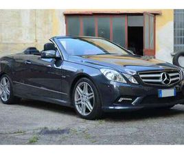 MERCEDES CLASSE E CABRIO E 350 CABRIO 350 CDI AVANTGARDE AMG * TAGLIANDI MB *
