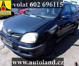 NISSAN ALMERA TINO 2004, 1769 CCM, 84 KW, BENZIN MPV - MPV BENZIN