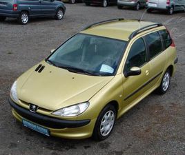 PEUGEOT 206 SW PEUGEOT 206 SW 1,2 I WEBASTO TOP STAV