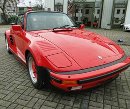 PORSCHE 911 SERIE G 930 SLANTNOSE PORSCHE 930 WERKSFLACHBAU 3.3 TURBO CABRIO FLATNOSE 911