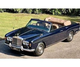 1972 ROLLS ROYCE CORNICHE CONVERTIBLE ( HISTORY FROM NEW ) A VENDRE