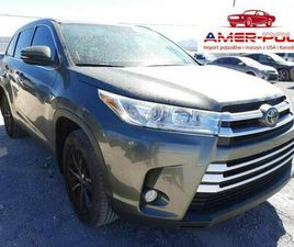 TOYOTA HIGHLANDER 2019, 3.5L, 4X4, SE, PORYSOWANY LAKIER WARSZAWA