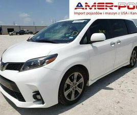 TOYOTA SIENNA TOYOTA SIENNA 2018, 3.5L, PO GRADOBICIU WARSZAWA