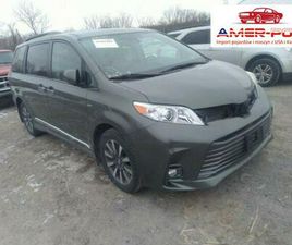 TOYOTA SIENNA 2019, 3.5L, 4X4, XLE, OD UBEZPIECZALNI WARSZAWA