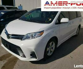 TOYOTA SIENNA TOYOTA SIENNA 2020, 3.5L, WERSJA LE, PORYSOWANY LAKIER WARSZAWA