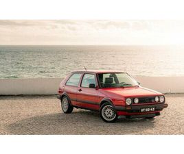 VOLKSWAGEN GOLF 1988 VOLKSWAGEN GOLF ROUGE MANUEL, 5 VITESSES CONDUITE À...
