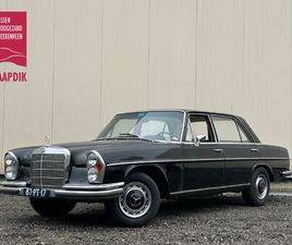 MERCEDES-BENZ 200-SERIE 280 SEL BWJ 1972 3.5 V8 200 PK STUURVERSNELLING ZELDZAAM SLECHTS 638 VAN GEBOUWD ! VERWACHT 01-04-2024 PREVIEWFOTO'S!