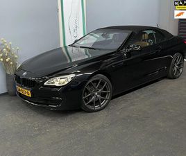 BMW 6-SERIE CABRIO - 640I M6 NIEUWE MODEL MBLACK ON BLACK