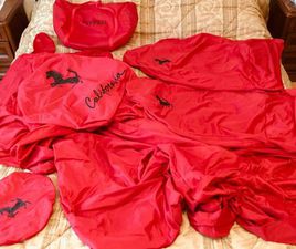 ? NEU ORIGINAL FERRARI CALIFORNIA CAR COVER 5 TEILIG SET