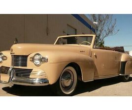 1942 LINCOLN CONTINENTAL BEIGE MANUEL, 3 VITESSES CONDUIT...