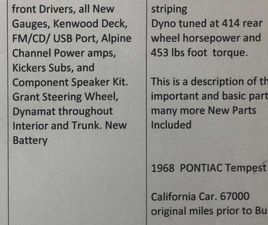 PROTOURING PONTIAC GTO BIG BLOCK