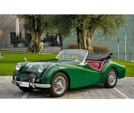 TRIUMPH TR2 1956 TRIUMPH TR2 VERDE MANUEL, 4 VITESSES CONDUITE À GAUC...