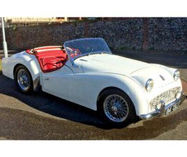 1959 TRIUMPH TR3A WHITE 4 SPEED CONVERTIBLE CLASSIC WIRE WHEELS MOT TAX EXCEMPT