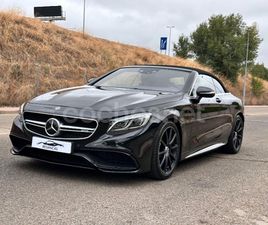 MERCEDES CLASSE S S 63 AMG MERCEDES-BENZ CLASE S MERCEDESAMG S 63 4M CABRIO