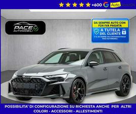 AUDI A3 SPORTBACK RS3 2026 PELLE NIMBUSGRAU KAMERA 360 PDC HUD 280KM/H