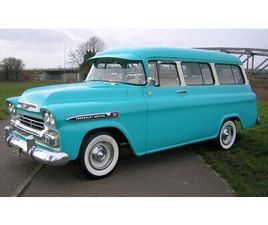 CHEVROLET SUBURBAN 1959 CHEVROLET GMC SUBURBAN APACHE HISTORIC VEHICLE A VENDRE