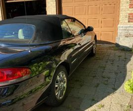 CHRYSLER SEBRING LIMITED CONVERTIBLE BLACK 2004