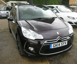 CITROEN DS3 CABRIO 2014 CITROEN DS3 CABRIO 1.6E-HDI DSTYLE PLUS