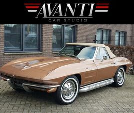 CORVETTE C2 CABRIO CHEVROLET CORVETTE CONVERTIBLE - STING RAY C2 V8 GEHEEL GERESTAUREERD MATCHING NUMBERS