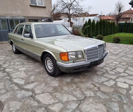 MERCEDES CLASSE S 380 SEL MERCEDES-BENZ 126 УНИКАТ 380SEL V8 -218К.С 1981Г-ШВЕЙЦАРИЯ