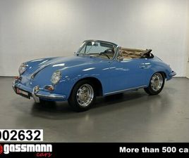 PORSCHE 356 CABRIOLET 1963 PORSCHE 356 - 356 C 1600 REUTTER CABRIOLET