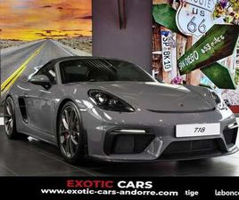 PORSCHE 718 BOXSTER SPYDER 4.0I 420 CH