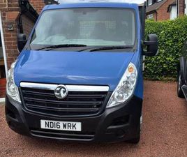 VAUXHALL MOVANO F3500 L2H1 CDTI DROP SIDE PICK UP,16 REG