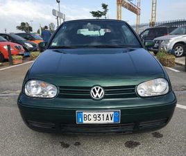 GOLF4 CABRIO AUTOMATICA 1.6BENZ. 102CV PERFETTA
