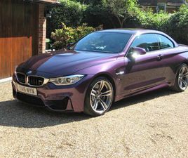 BMW M4 DCT IN RARE INDIVIDUAL PURPLE SILK 2016