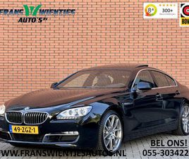 BMW 6-SERIE GRAN COUPE 640I HIGH EXECUTIVE | DEALER ONDERHOUDEN | PANORAMADAK | HEAD-UP DISPLAY | ELEKTRISCHE STOEL + GEHEUGENFUNCTIE | LEDEREN BEKLEDING | STOE