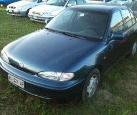 HYUNDAI ACCENT ACCENT 1ª SERIE ACCENT 1.3I 12V CAT 4 PORTE GLS AIR