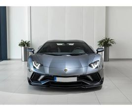LAMBORGHINI AVENTADOR S LP740-4 NERO DESIGN/MANSORY