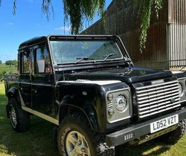 2002 LAND ROVER 110 DEFENDER 2.5TD BLACK 2.5TD5 DOUBLE CAB
