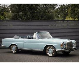 MERCEDES CLASSE S CABRIOLET 280 SE MERCEDES-BENZ 280SE 3.5 V8 CABRIOLET, LHD,1970 | HEXAGON