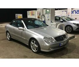 MERCEDES CLK CABRIOLET CLK 240 2003 MERCEDES-BENZ CLK 2.6 CLK240 AVANTGARDE CABRIOLET AUTO