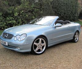 MERCEDES BENZ CLK320 CONVERTIBLE WITH JUST 16,000 MILES FROM NEW