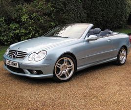 MERCEDES BENZ CLK500 AMG CONVERTIBLE WITH JUST 22,000 MILES FROM NEW
