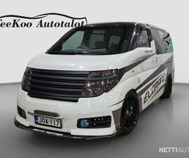 NISSAN ELGRAND 3.5 V6 ERITTÔIN HIENO JA LAITETTU DATSUN! VAIHTO/RAHOITUS ONNISTUU!