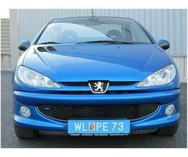 PEUGEOT 206 CC PLATINUM EDITION1.6I16V LEDERSPORTSITZE SITZHEIZUNG KLIMAAUTOMATIK TOP ZUSTAND 1BESIT IN MARCHTRENK