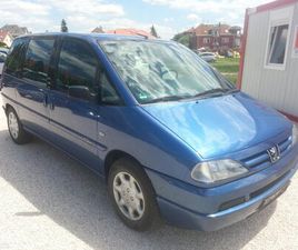 PEUGEOT 806 7 FŐ VONOH. KLIMA