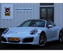 PORSCHE 911 TARGA - 3.0 4 370PK AUT. 991.2 *PERFECT ONDERH.*SPORTUITLAAT/ACC/BOSE/STOELVERW./STUURWIELVERW./CA
