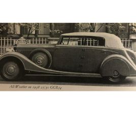 ROLLS ROYCE 25 30 1938 ROLLS-ROYCE 25/30 FOR SALE