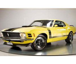 1970 FORD MUSTANG JAUNE MANUEL, 4 VITESSES CONDUITE À GAU...