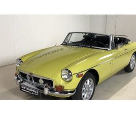 MG B 1975 MG MGB JAUNE MANUEL, 4 VITESSES CONDUITE À GAUCHE IN...