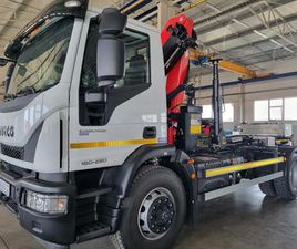 IVECO EUROCARGO 180E28 PALFINGER + KONTEJNER